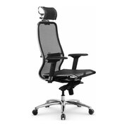  Кресло МЕТТА Samurai S-3.04 MPES z312474466 на колесиках, эко.кожа/сетка, черный 