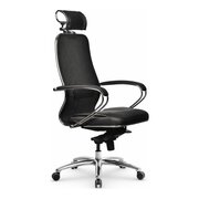  Кресло МЕТТА Samurai SL-2.04 MPES z312299090 на колесиках, эко.кожа/сетка, черный 