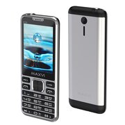  Мобильный телефон MAXVI X10i Metallic Silver 