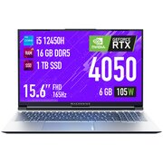  Ноутбук Machenike L15 Air Pulsar L (JJ00GH00FRU) 15.6" Intel Core i5 12450H 2.0 ГГц 8 ядер 16 ГБ DDR5 1024 ГБ SSD M.2 Nvidia Geforce RTX4050 6 ГБ DOS 