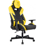  Кресло игровое Knight Thunder 5X Y черный/желтый эко.кожа 