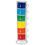  Набор Bialetti TAZZ110 Multicolor со стойкой 