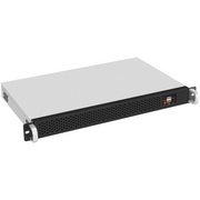  Корпус монтируемый в стойку EXEGATE Pro 1U255-01 (ex296161rus) 1U, черный/серебристый 