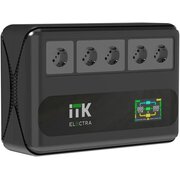  Источник бесперебойного питания ITK Electra ELT5-600VA-1-001 360Вт 600ВА черный 
