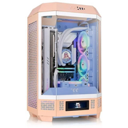  Корпус Thermaltake The Tower 300 (CA-1Y4-00S) розовый без БП miniITX 8x120mm 6x140mm 2xUSB3.0 audio bott PSU 