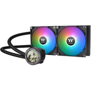  СВО Thermaltake TH280 V2 Ultra ARGB (CL-W385-PL14SW-A) Soc-AM5/AM4/1151/1200/1700 черный 4-pin 34.7dB Al+Cu LCD Ret 