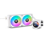  СВО Thermaltake TH240 V2 Ultra EX Snow ARGB (CL-W425-PL12SW-A) Soc-AM5/AM4/1151/1200/1700 белый 4-pin 28.5dB Al+Cu LCD Ret 
