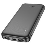  Аккумулятор внешний резервный HOCO J118 Speed energy power bank with cable 10000mAh черный 