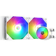  СВО ID-Cooling Zoomflow 240 XT V2 WH Soc-AM5/AM4/1151/1200/2066/1700 белый 4-pin 14-31dB Al+Cu 250W 1680gr Ret 