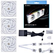  Вентилятор Lian-Li Uni Fan TL 120 Triple ARGB белый (G99.12TL3W.00) 7-pin 33dB Ret 