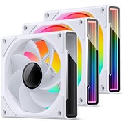  Вентилятор JONSBO ZK-120WR(3 in 1) White 120х120х25мм Reverse (ARGB LED, 800-1800об/мин, белый) Retail 