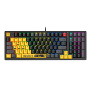  Клавиатура A4TECH Bloody S98 Sports Lime BLMS Plus USB желтый серый 