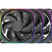  Комплект вентиляторов Geometric Future Squama 2503B (1F2503B312001) Triple Pack / 120mm, 2000 RPM, 69.11 CFM, 29.0 dBA, 5V ARGB, Black 