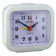  Часы-будильник Perfeo Quartz PF-TC-004 PF_C3097 белые 