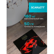  Напольные весы Scarlett SC-BS33E028 черный/красный 