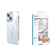  Чехол HOCO AS3 Amber magnetic protective case AS31561T for IP 15 Transparent 