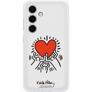  Чехол Samsung Original EF-MS921CWEGRU Flipsuit Case S24(S921) White (Keith Haring Print) 