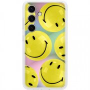  Чехол Samsung Original EF-MS921CYEGRU Flipsuit Case S24(S921) Yellow (Smiley Print) 