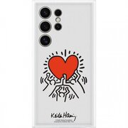  Чехол Original Samsung EF-MS928CWEGRU Flipsuit Case S24 Ultra S928 White Keith Haring Print 