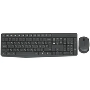  Комплект клавиатура+мышь Logitech MK235 (920-007949) беспроводной серый 