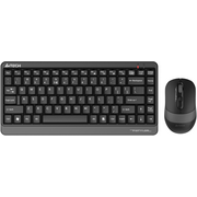  Клавиатура + мышь A4Tech Fstyler (FG1110 GREY) клав черный/серый мышь черный/серый USB беспроводная 