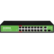  Коммутатор Digma DSP216F-1G-1C-R300 (L2) 