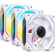  Вентилятор JONSBO ZL-120WR(3 in 1) White 120х120х25мм Reverse (ARGB LED, 800-1800об/мин, белый) Retail 