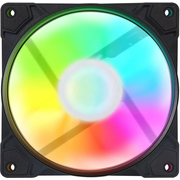  Вентилятор GMNG GG-CF120FRGB1-PWMBK RGB 120x120x25mm черный 4-pin 20-28dB 126gr Ret 