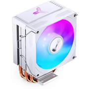  Кулер JONSBO CR-1300 Evo White LGA1700/1200/115X/AM5/AM4 (TDP 160W, PWM, 90mm Dynamic Multi-Color LED Fan, 4 тепловые трубки, белый, 4-pin) 
