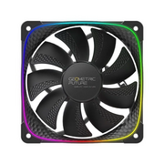  Вентилятор Geometric Future Squama 2503RB (1F2503R112001) Single Pack / 120mm, 2000 RPM, 69.11 CFM, 30.92 dBA, 5V ARGB, Black, Reverse 