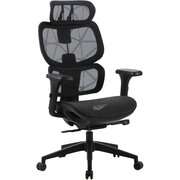  Кресло Cactus CS-MC555-BK черный сетка с подголов. крестов. пластик 