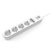  Сетевой удлинитель Perfeo LD_B4438 LDNIO SE4432 White/Gray 