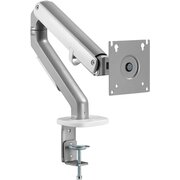  Кронштейн для мониторов Ultramounts UM 734SIL серый/серебристый 17"-27" макс.7кг крепление к столешнице поворот и наклон 