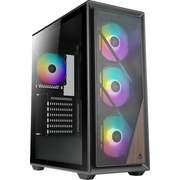  Корпус Azza Forest черный (CSAZ-370 Forest) без БП ATX 4x120mm 2xUSB3.0 audio bott PSU 