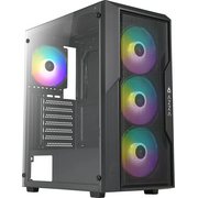  Корпус Azza Fighter черный (CSAZ-290 Fighter) без БП ATX 4x120mm 2xUSB2.0 1xUSB3.0 audio bott PSU 