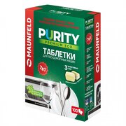  Таблетки для посудомоечных машин MAUNFELD MDT100PE Purity Premium ECO all in 1 (100шт в упаковке) 