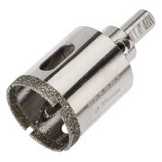 Коронка Rexant 92-0011 по кафелю/стеклу Д-35мм Дл-70мм (1пред.) для дрелей/перфораторов 