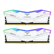  ОЗУ DDR5 TEAMGROUP T-Force Delta RGB (FF4D564G6000HC38GDC01) 64GB (2x32GB) 6000MHz CL38 (38-46-46-76) 1.35V / white 