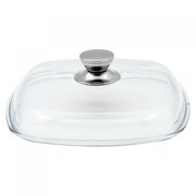  Крышка Victoria Gi 260*260 из боросиликатного стекла 260*260 мм с металлической ручкой 
