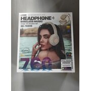  УЦ Наушники полноразмерные bluetooth REMAX RB-760HB Bincorui Series Wireless Music Headphone синий (плохая упаковка) 