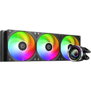  СВО ID-Cooling FX360 Inf, ARGB Soc-AM5/AM4/1151/1200/2066/1700 черный 4-pin 27.2dB Al+Cu 350W Ret 