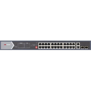  Коммутатор неуправляемый Hikvision DS-3E0528HP-E 26x1Гбит/с 2SFP 20PoE+ 4PoE++ 370W 