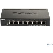  Коммутатор настраиваемый D-Link DGS-1100-08PV2/A3A (L2) 8x1Гбит/с 8PoE 64W 
