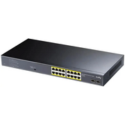  Коммутатор неуправляемый Cudy GS1020PS2 (L2) 16x1Гбит/с 2SFP 16PoE+ 200W 