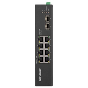  Коммутатор неуправляемый Hikvision DS-3T0510HP-E/HS 8x1Гбит/с 2SFP 6PoE+ 2PoE++ 110W 