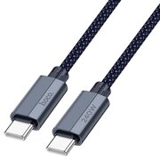  Дата-кабель HOCO U134 Primero 240W charging data cable Type-C to Type-C 1,8м dark blue 