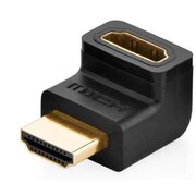  Адаптер UGREEN HD112 20110 HDMI Male To Female Angled Up Adapter Black 