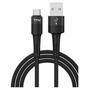  Кабель TFN microUSB Envy C-ENV-MIC1MBK 1.2m нейлон black 