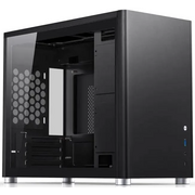  Корпус Jonsbo D30 Black без БП, боковая панель из закаленного стекла, mini-ITX, micro-ATX, черный 