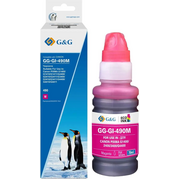  Чернила G&G GG-GI-490M GI-490 пурпурный 70мл для Canon Pixma G1400/G2400/G3400/G4400 